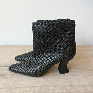 NWT & BOX Bottega Veneta Nappa Intrecciato Ankle Boots
